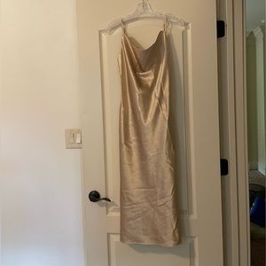 Birdy Grey Satin Gold Lisa Midi